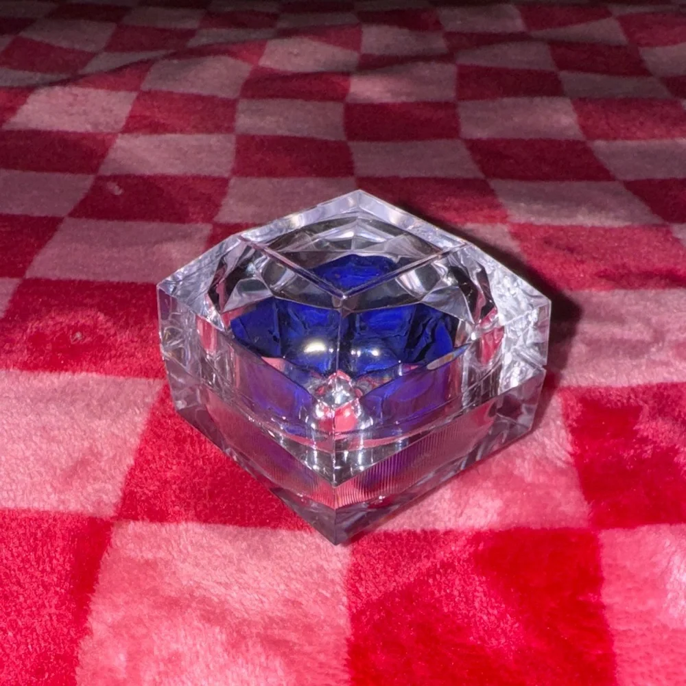 Scented Blue Rose in Crystal Display Box
